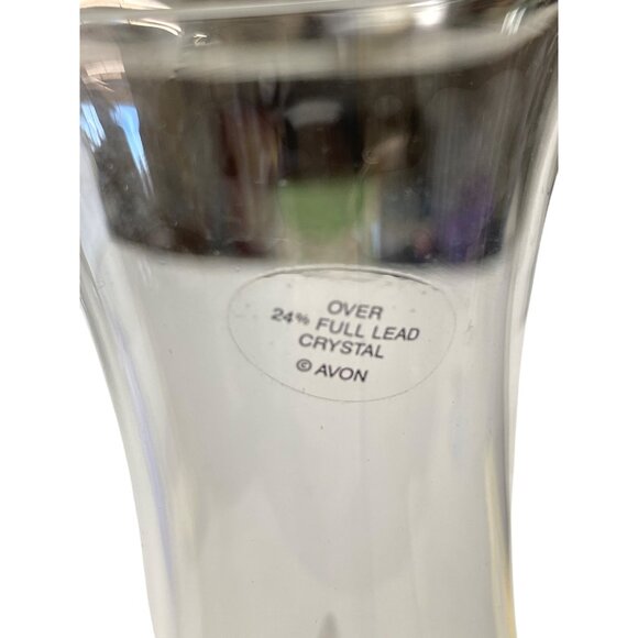 Avon Hummingbird Crystal Bud Vase - Picture 13 of 14